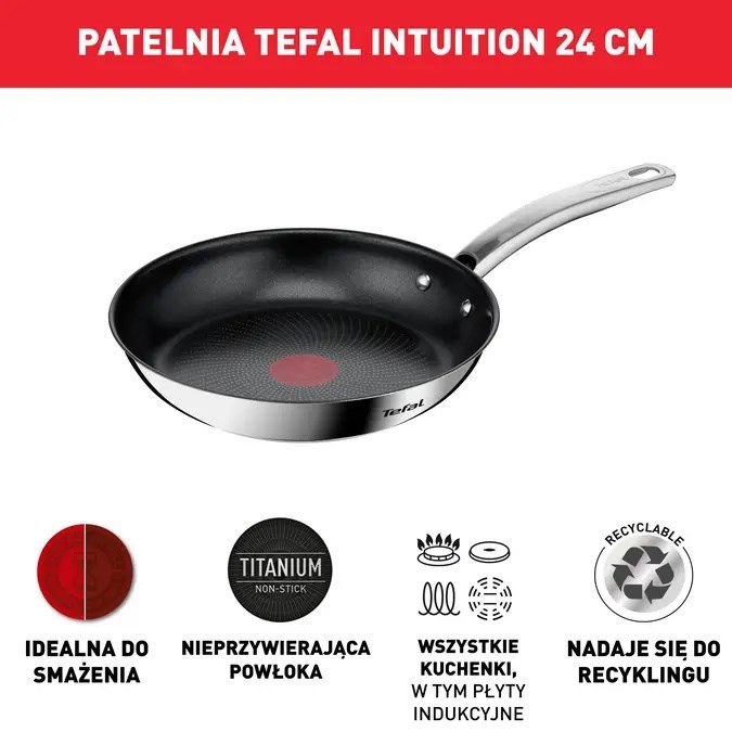 Tefal Intuition B8170444 Stegepande til flere form�l Round #9