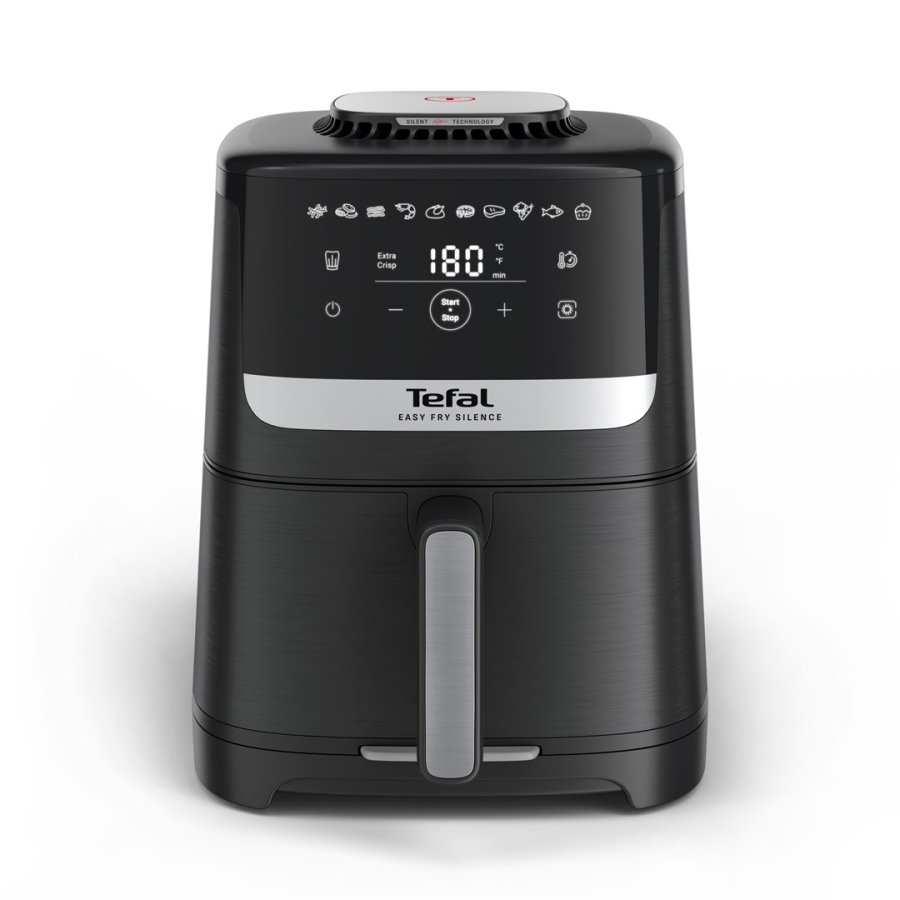 Tefal Easy Fry Silence EY5528E0 frituregryde Enkelt 5 L Enkeltst�ende Varmluftsteger Sort, Rustfrit st�l #2