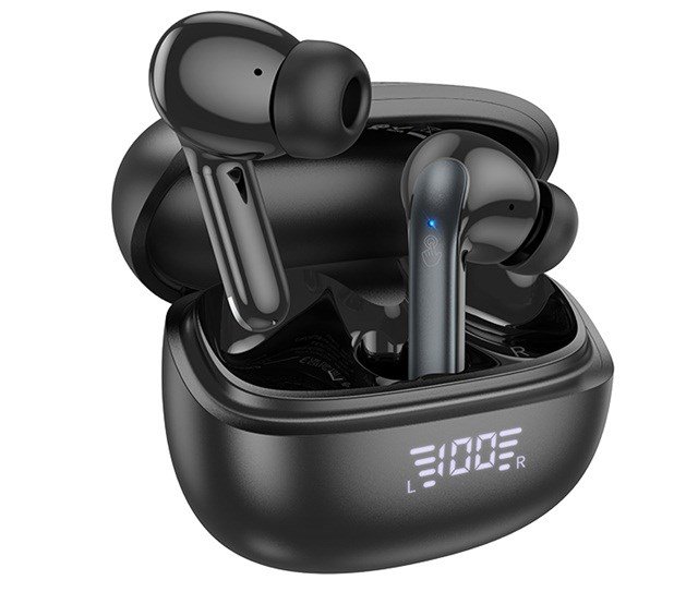 Hoco EQ5 Energy Trdlst headset i rerne Opkald/musik Bluetooth Sort #3