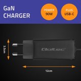 Qoltec 52420 90W GaN superhurtig oplader| 5-20V | 3-4,5A | USB-C 3.1 #2