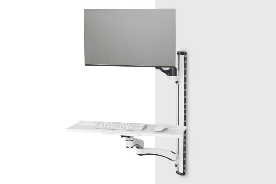 Digitus DA-90451 All-in-one PC/arbejdsstation montering & stativ 8 kg Sort, Hvid 81,3 cm (32