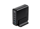 Havit UCLE004 EU - GaN rejseoplader med fem porte 140 W, sort #8