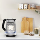 Tefal Glass Kettle KI605830 elkedel 1,7 L 2200 W Sort, Slv, Transparent #13