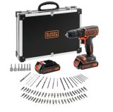 18V bore-/skruemaskine CDC18BAFC-QW BLACK+DECKER #1