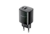 Havit UC303 EU - GaN 30 W rejseoplader med to porte, sort #1