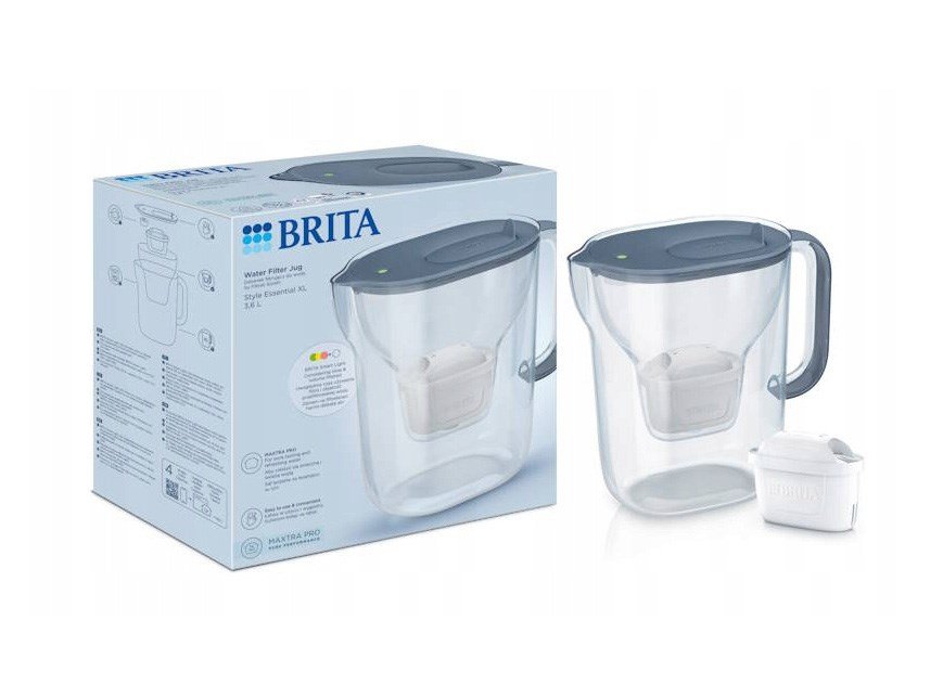 BRITA Style ESSENTIAL XL filterkande, grafitgr� + MX Pro Pure Performance-filter #11