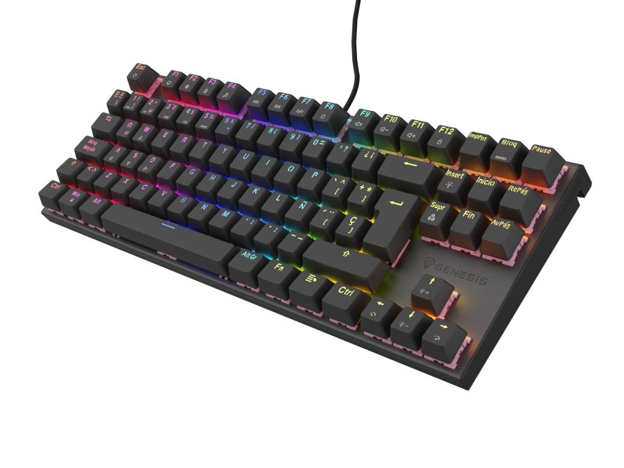 GENESIS Thor 303 TKL tastatur Spil USB QWERTY Spansk Sort #15