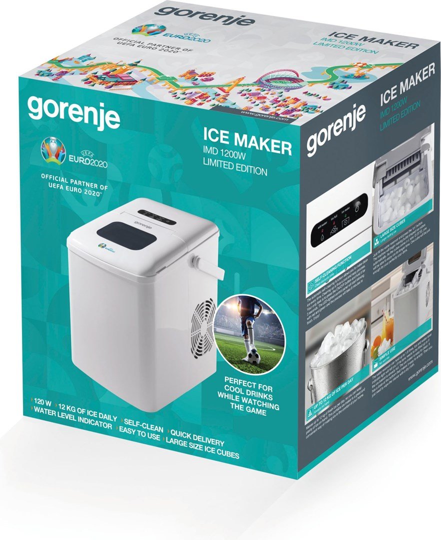 Gorenje IMD1200W maskine til isklump Brbar isterningemaskine 12 kg/24t 120 W Hvid #5