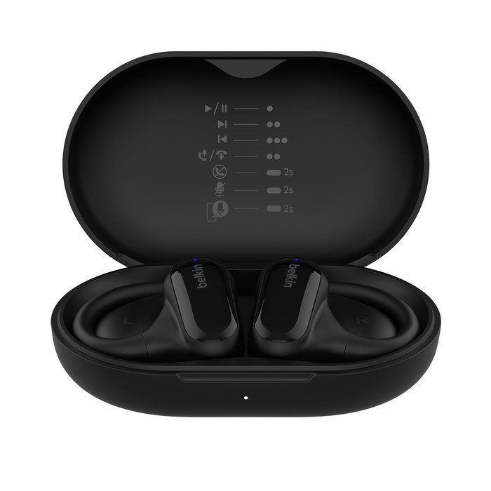 Belkin SoundForm ClearFit Headset True Wireless Stereo (TWS) rekrog Opkald/Musik/Sport/Hverdag Bluetooth Sort #3