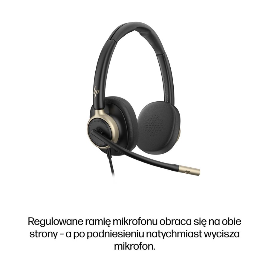 HP Poly Mission 825 Stereo USB Wired Headset #6