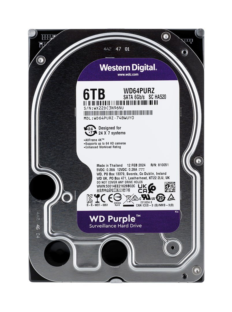 Western Digital WD64PURZ harddisk 3.5