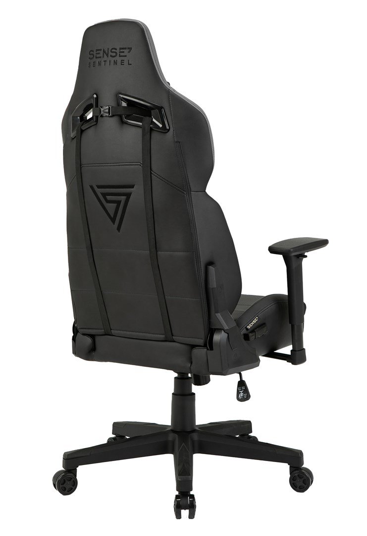 SENSE7 Sentinel PC gamingstol Polstret s�de Sort, Gr� #6