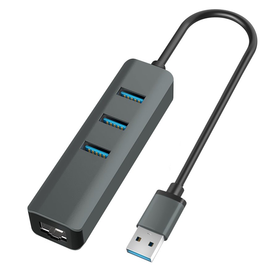 VAKOSS HUB USB 3.0 +RJ45 ETHERNET TC-4502X #1