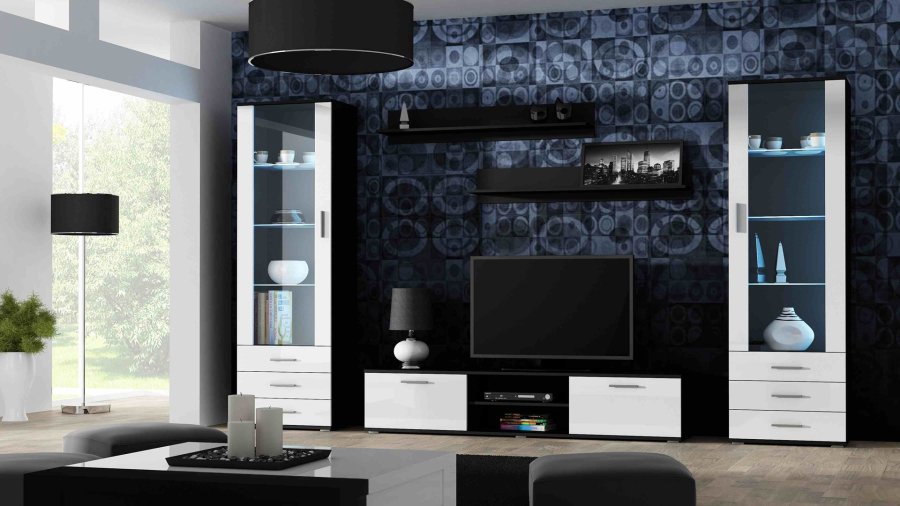 Cama SOHORTV180CZ/BI TV stativ & underholdningscenter 1 hylder #7