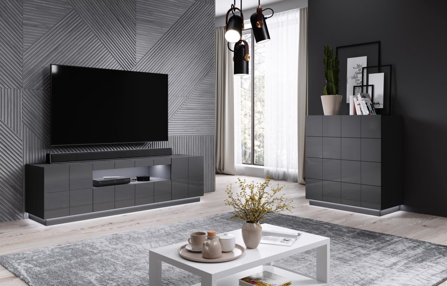 Cama REJA RTV GR TV stativ & underholdningscenter 2 skuffe(r) 2 hylder #8