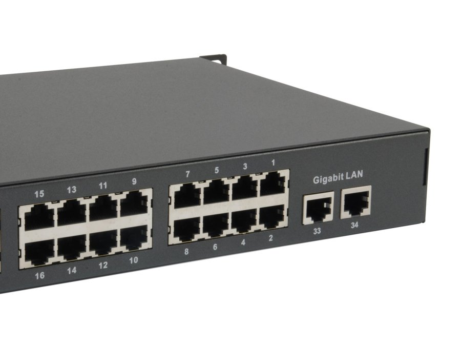 LevelOne FGP-3400W250 netv�rksswitch Ikke administreret Fast Ethernet (10/100) Str�m over Ethernet (PoE) Sort #5