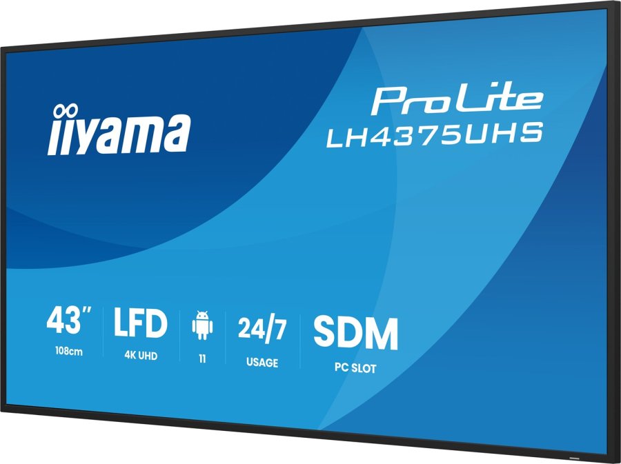 IIYAMA 108cm LH4375UHS-B2AG HDMI DP USB #10