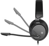 Suchawki z mikrofonem Defender SHADOW Gaming Soft Touch 4 pin + adapter 2x mini jack+ GRA #6