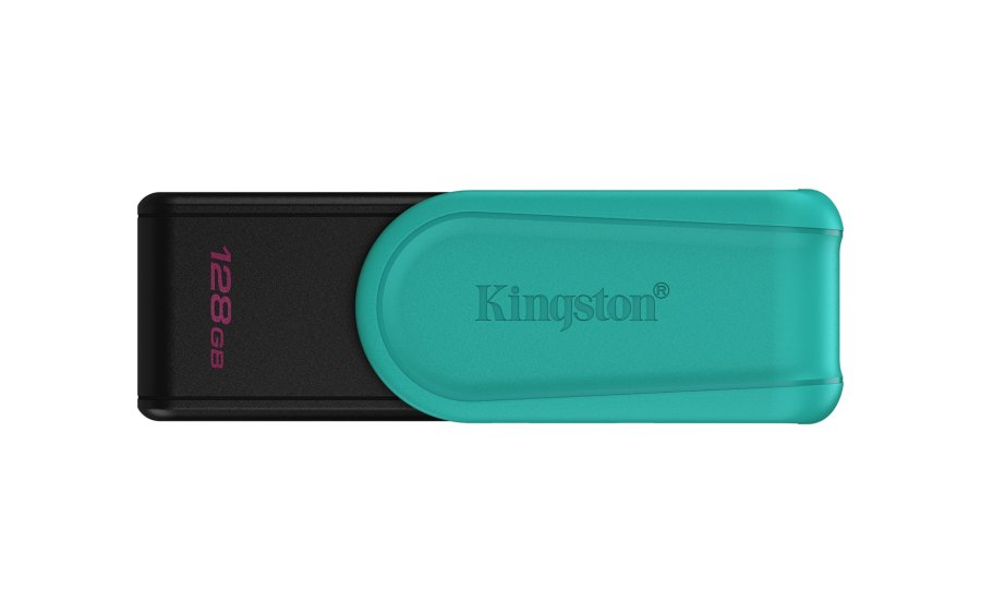 Kingston Technology DataTraveler 128 GB Portable USB 3.2 Gen 1 Exodia S (sort/turkis) #1