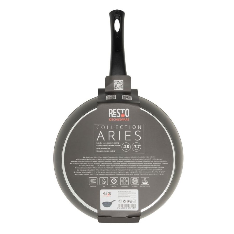 Resto Kitchenware Aries Gryde til alle forml Rund #10