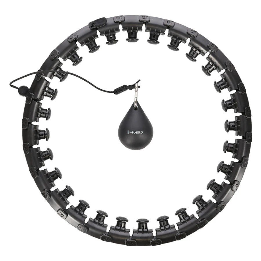 Hula hop plus size med faner og vgte HMS HHW12 sort #1