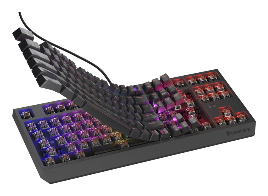 GENESIS Thor 230 TKL tastatur Spil USB QWERTY US engelsk Sort #5