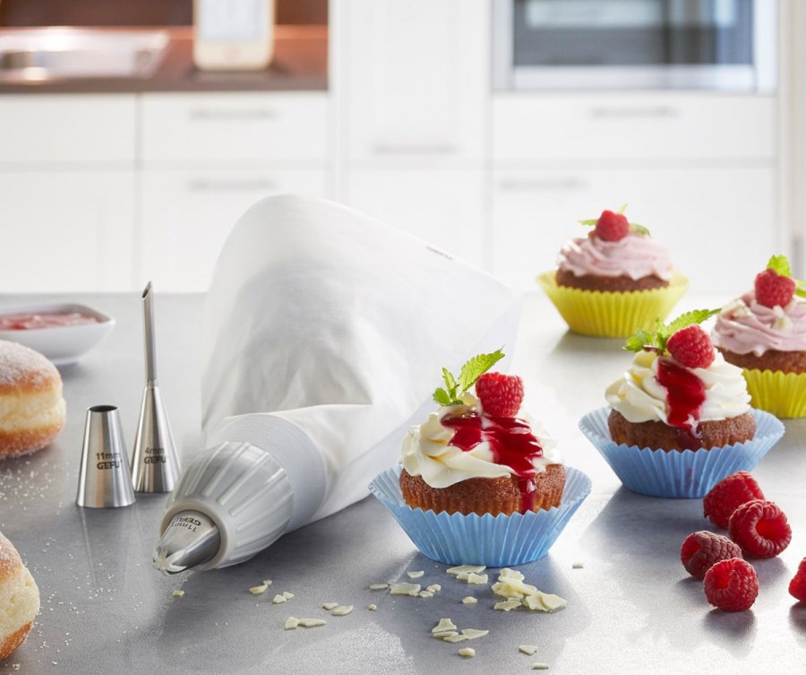 GEFU 14330 wienerbrd dekorationspose Bomuld, Plast, Rustfrit stl #4