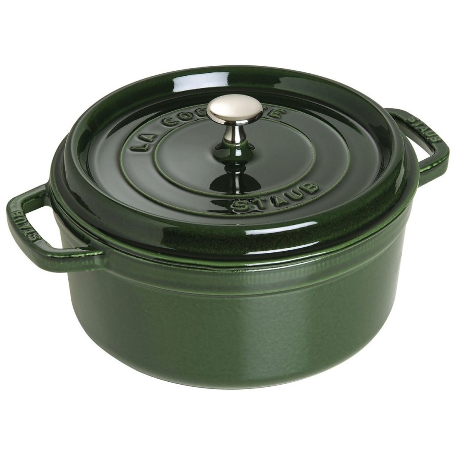 STAUB LA COCOTTE Cast iron pot round 3.8 ltr, green #4