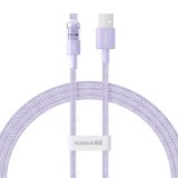 Baseus Gem USB til IP 2.4A hurtigopladningskabel 1 m Lilla #1