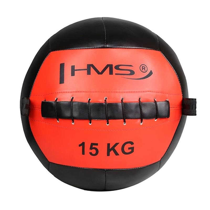 HMS Fitness WLB15 medicinbold 15 kg Sort, Orange #1