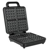 Teesa TSA3224 vaffeljern 4 vaffel/vafler 1100 W Sort, Rustfrit stl #5