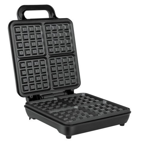 Teesa TSA3224 vaffeljern 4 vaffel/vafler 1100 W Sort, Rustfrit stl #5