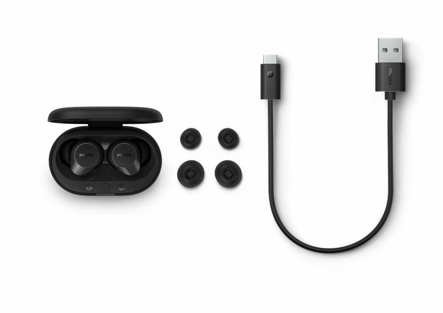 Philips TAT1209BK/00 hovedtelefoner/headset True Wireless Stereo (TWS) I rerne Opkald/musik Bluetooth Sort #4
