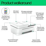 HP DeskJet 4220e Trdlst All-in-One Farve Printer, Instant Ink; Kopimaskine, scanner #5