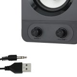 Esperanza EGS107 hjttalere 2.1 USB LED 5 W Sort #5