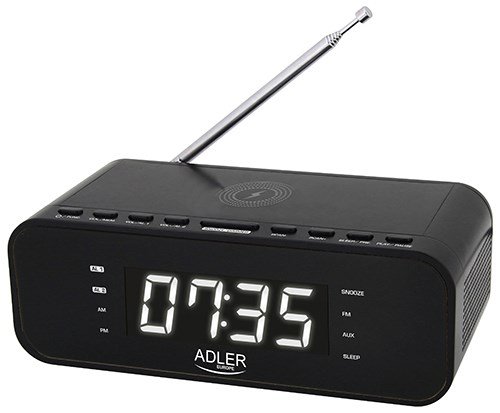 Adler AD 1192B vkkeur Digital alarmur Sort #1