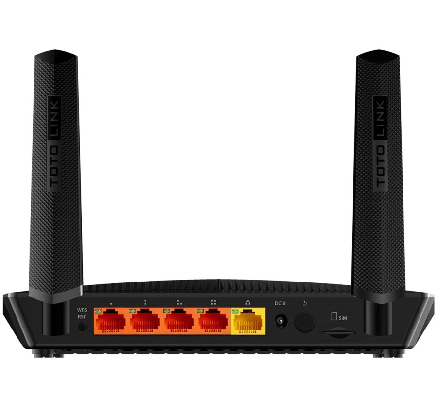 TOTOLINK LR1200 Router WiFi AC1200 Dual Band trdls router Hurtigt ethernet Dual-band (2,4 GHz / 5 GHz) 4G Sort #5
