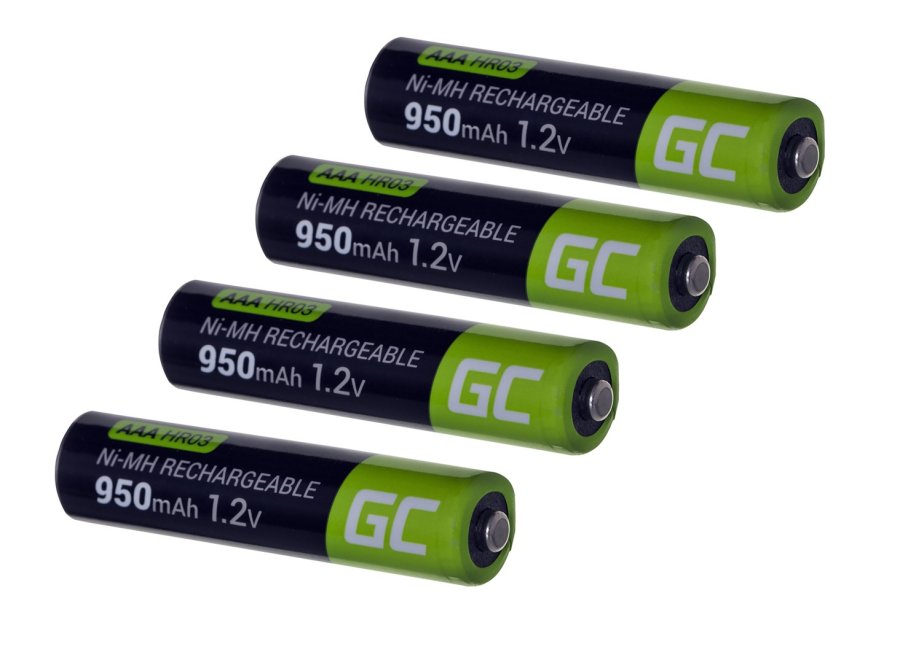Green Cell GR03 husholdningsbatteri Genopladeligt batteri AAA Nikkel-Metalhydrid (NiMH) #1