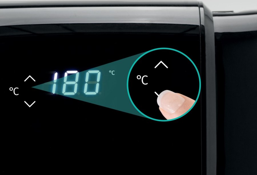 Gorenje AF1700DB frituregryde Enkelt 5 L Indbygget 1700 W Varmluftsteger Sort, Metallic #6