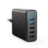 Anker PowerPort Speed 5 Universel Sort Vekselstr�m Indend�rs #1