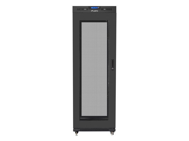 Lanberg FF01-6837-23BL stativ 37U Fritstende reol Sort #4