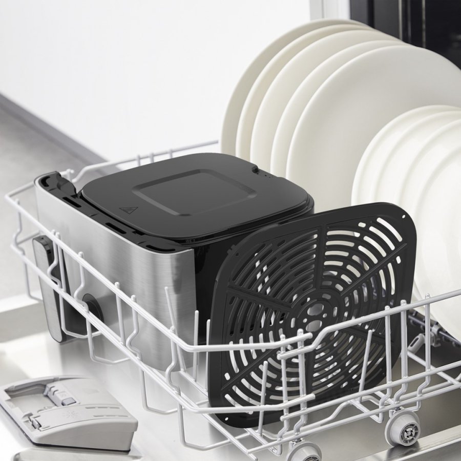 Tefal Easy Fry Mega EY855D10 frituregryde Enkelt 7,5 L Enkeltstende 2020 W Varmluftsteger Sort, Rustfrit stl #7