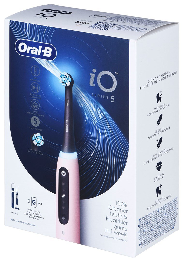 Oral-B iO5 Pink elektrisk tandbrste #15