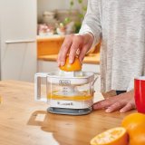 Black & Decker BXCJ25E Frugtpresser 25 W Gr, Transparent, Hvid #25