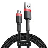 Micro USB-kabel Baseus Cafule 1.5A 2m (rd/sort) #3