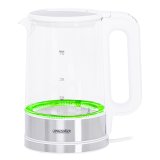 Mesko Home MS 1301W elkedel 1,7 L 2200 W Rustfrit stl, Transparent, Hvid #7