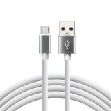 everActive USB-kabel 1m - hvidt, silikone, understtter hurtig opladning, 2,4A - CBS-1MW #2