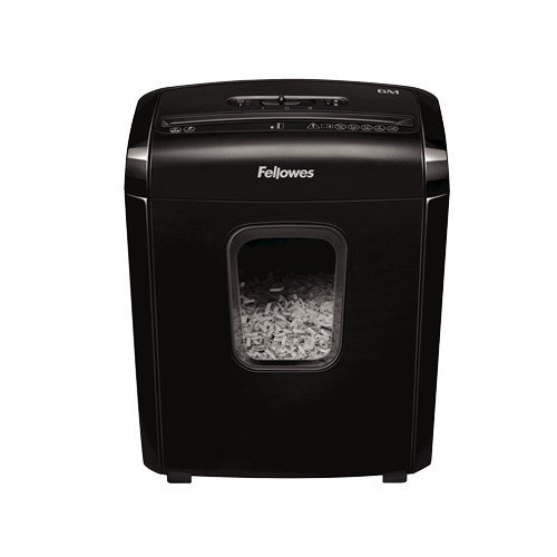 Fellowes Powershred 6M papirmakulator Mikromakulering Sort #6