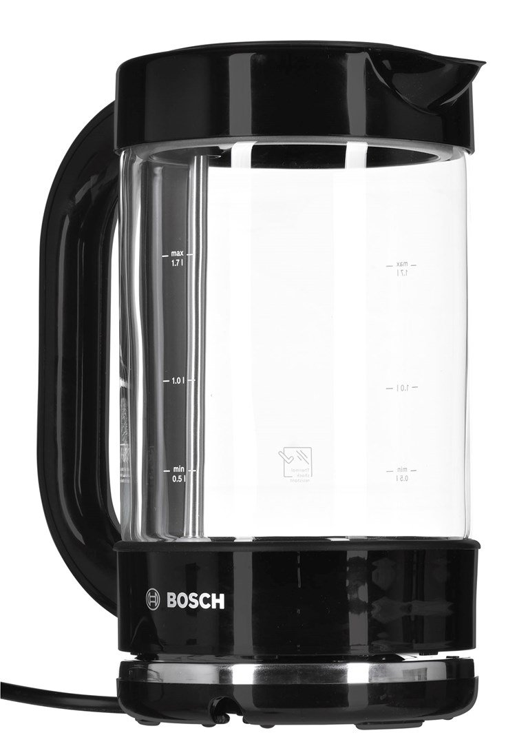 Bosch TWK70B03 elkedel 1,7 L 2400 W Sort, Transparent #5