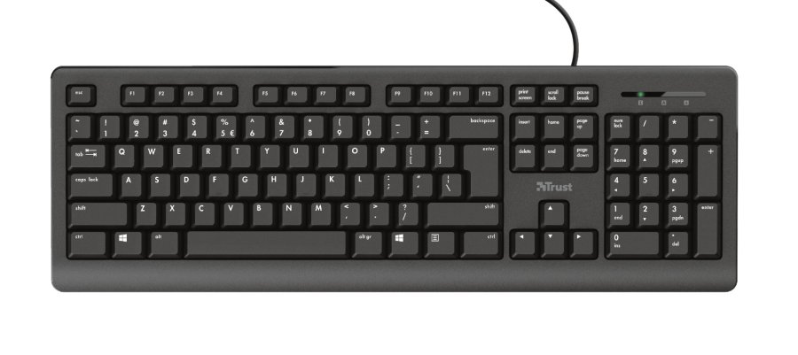 Trust Primo tastatur USB QWERTY US engelsk Sort #8